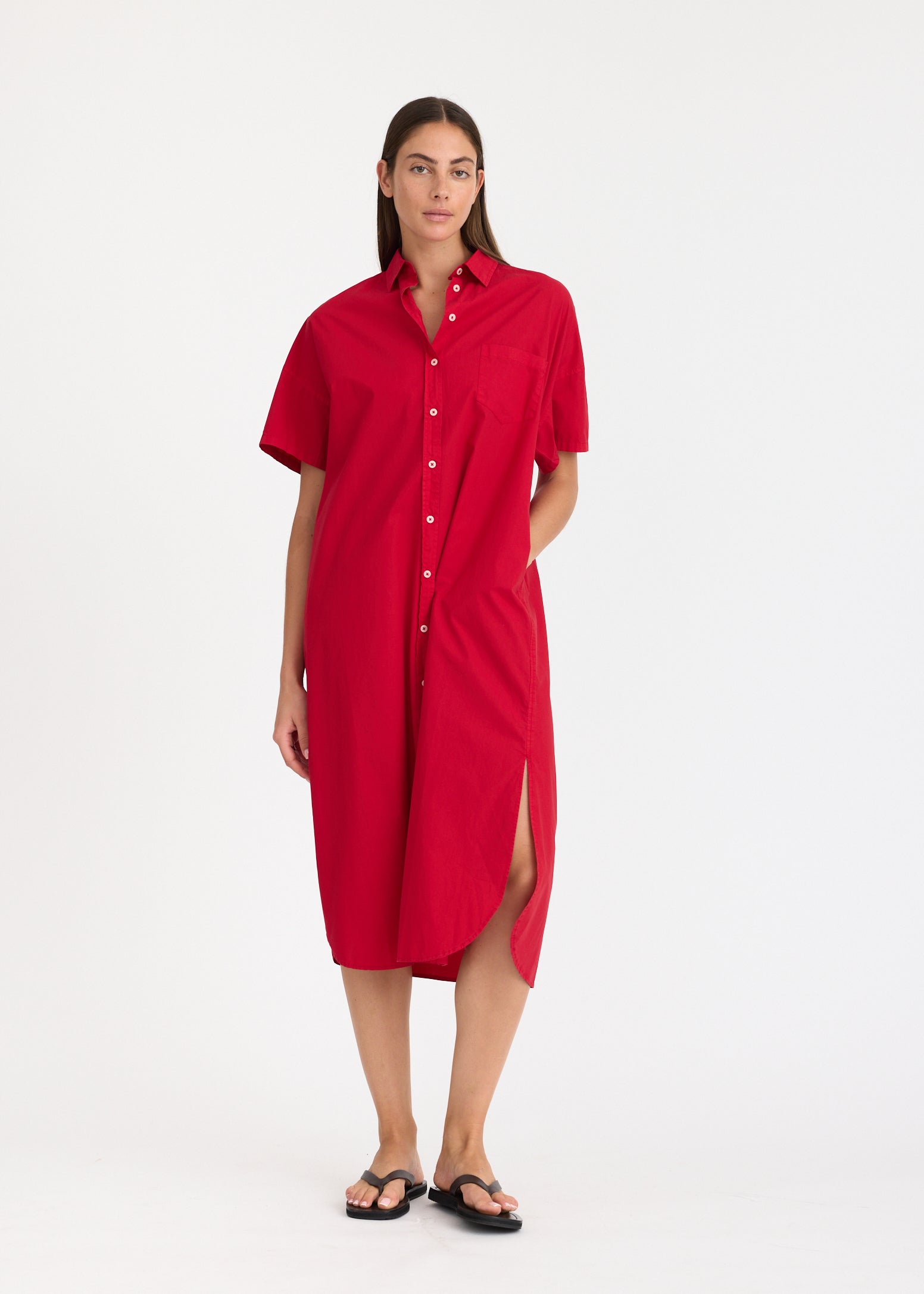 Chiara Short Sleeve Maxi Dress - Salsa