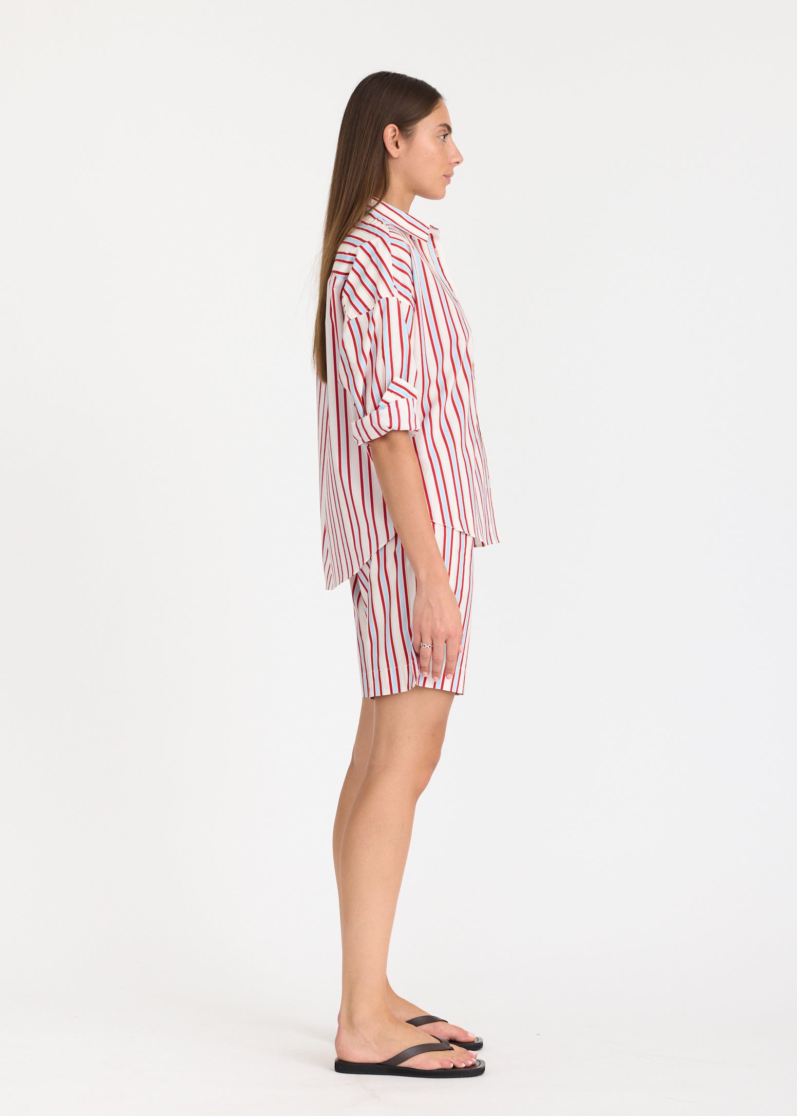 Chiara Mid Length Shorts - Salsa/Sky/Limoncello/Off White