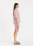 Chiara Long Sleeve Shirt Classic - Salsa/Sky/Limoncello/Natural