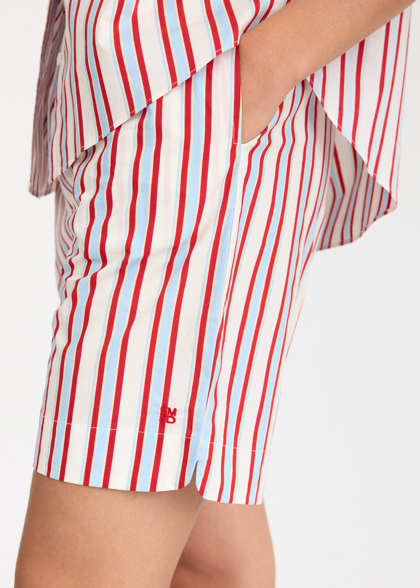 Chiara Mid Length Shorts - Salsa/Sky/Limoncello/Off White