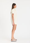 Chiara Short Sleeve MINI Dress - Limoncello