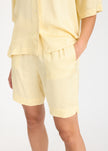 Chiara Mid Length Shorts - Viscose Limoncello