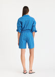 Chiara Mid Length Shorts - Tutti Frutti ink blue