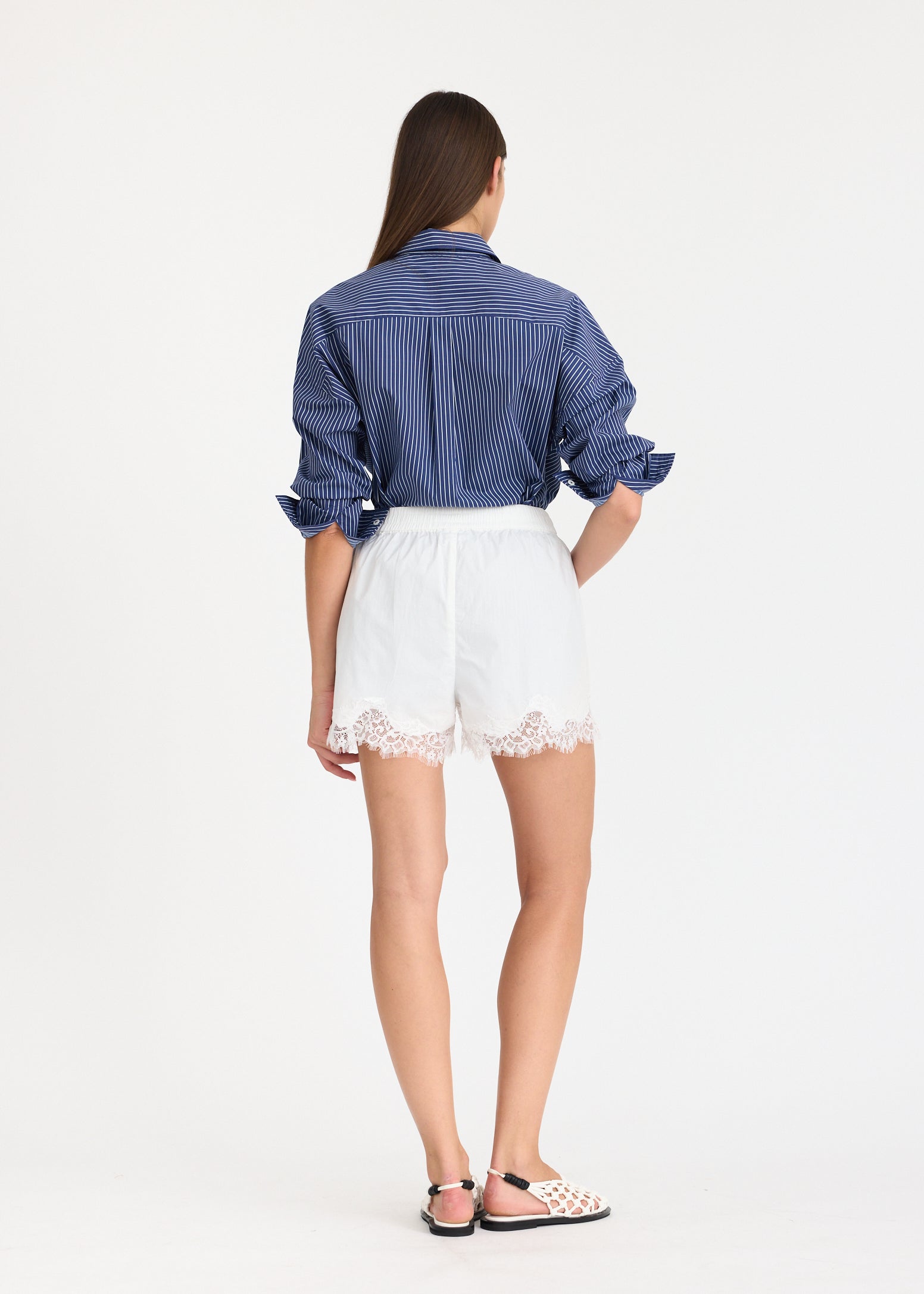 Lumi Shorts with lace trim