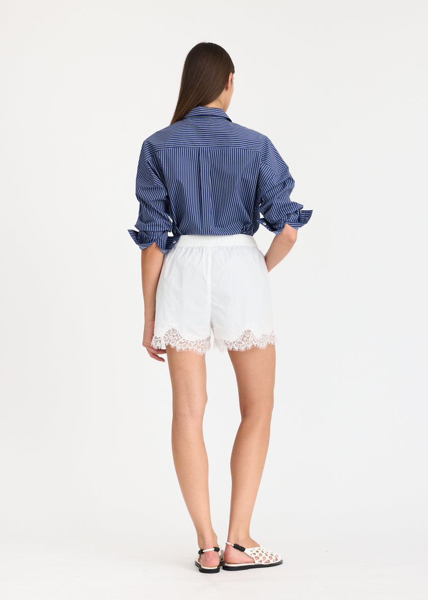 Lumi Shorts with lace trim