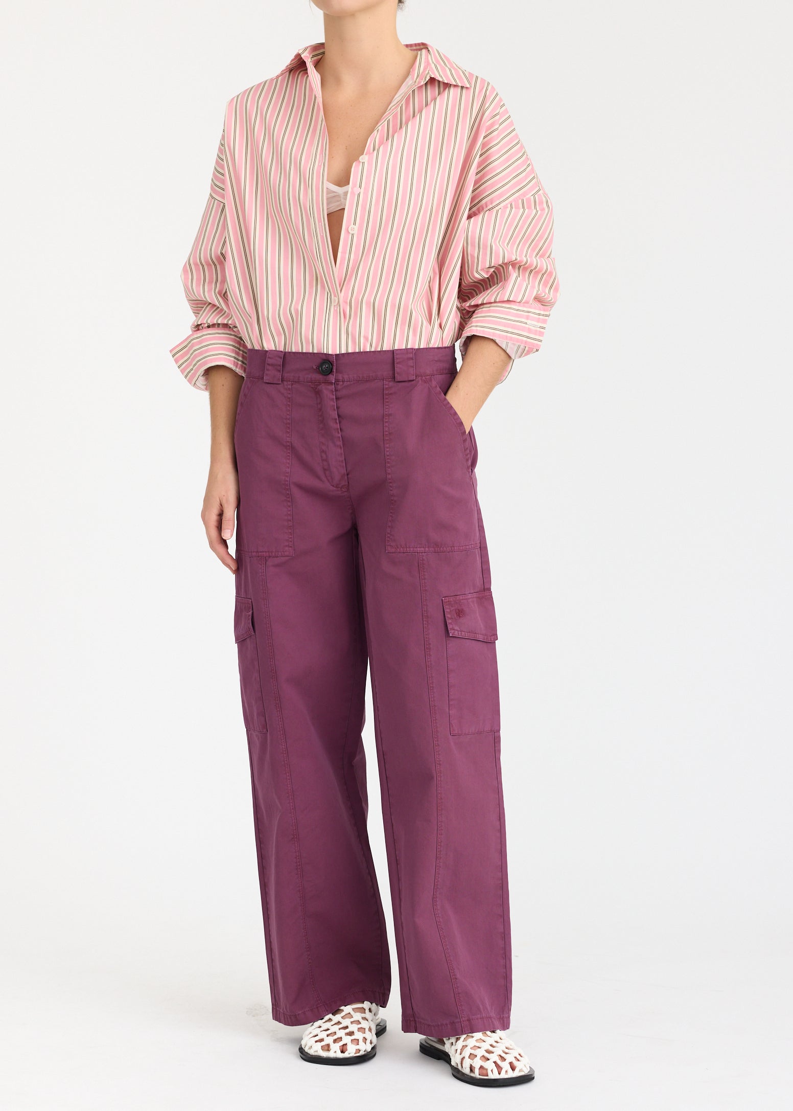 Drift - Cargo Pants - Cherry