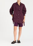 WR Knit Shorts + Placement Stripe - Cherry + Limoncello/Sky/White stripe