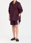 WR Knit Shorts + Placement Stripe - Cherry + Limoncello/Sky/White stripe