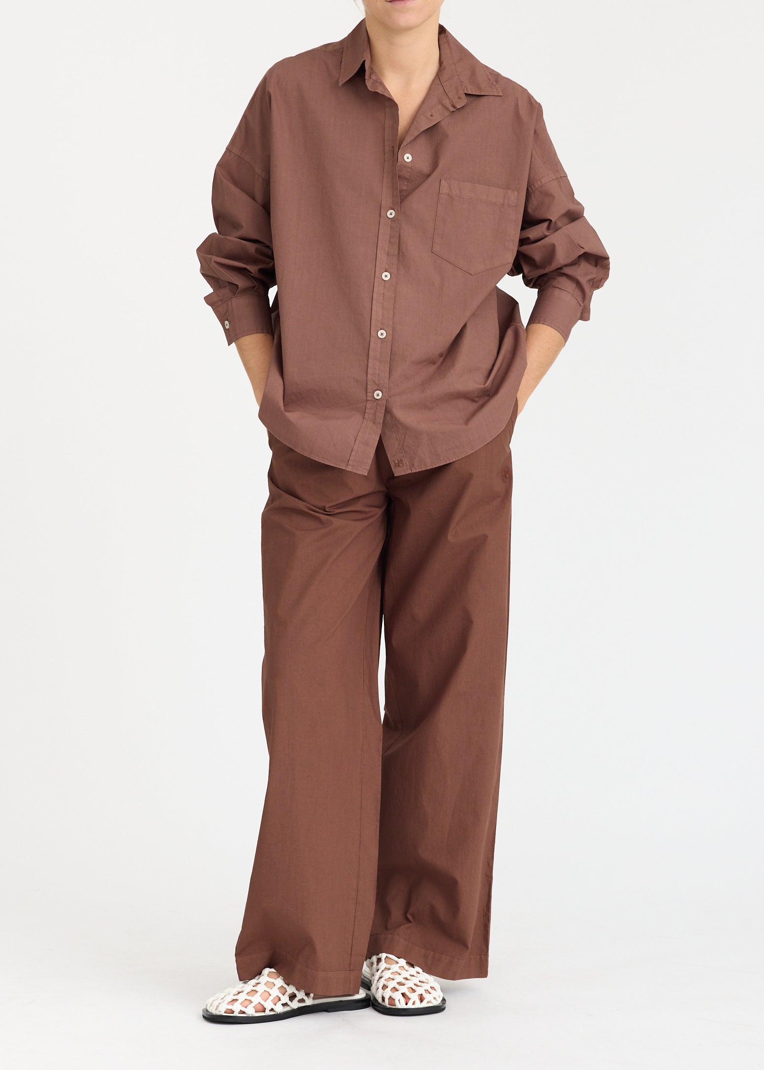 Cala Drawstring Pants - Cocoa