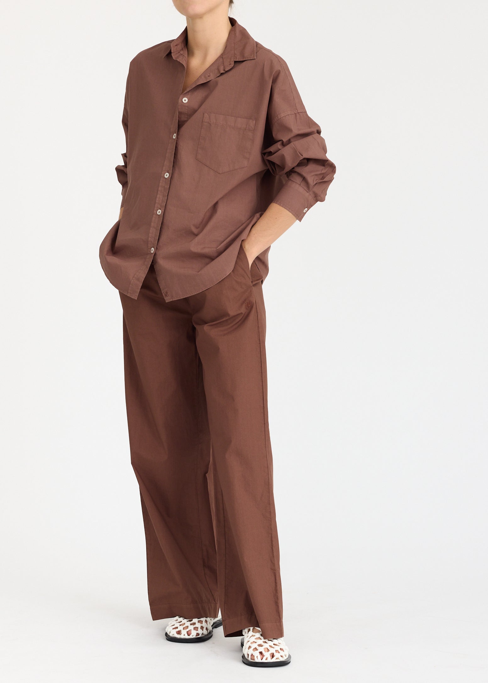 Cala Drawstring Pants - Cocoa