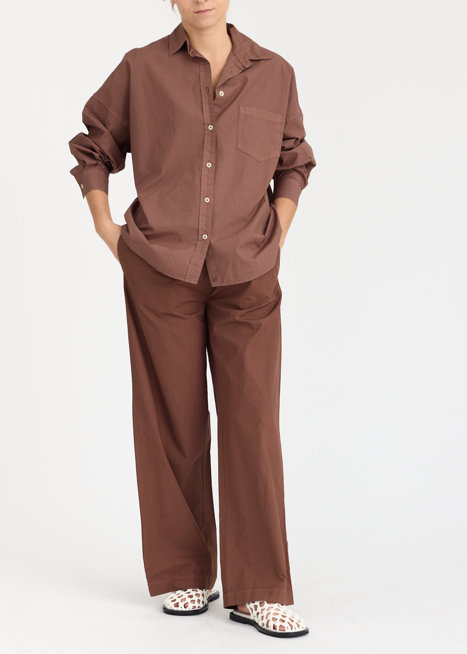 Cala Drawstring Pants - Cocoa