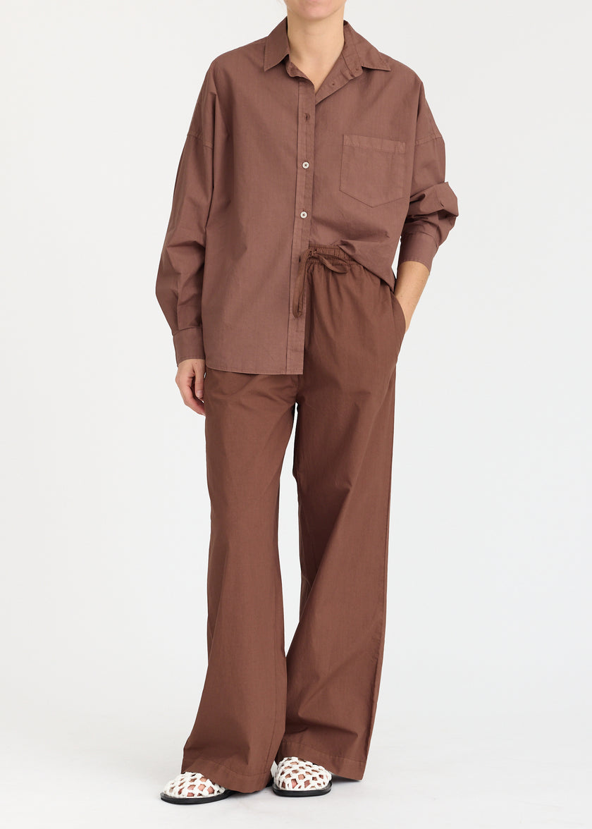 Cala Drawstring Pants - Cocoa