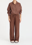 Cala Drawstring Pants - Cocoa