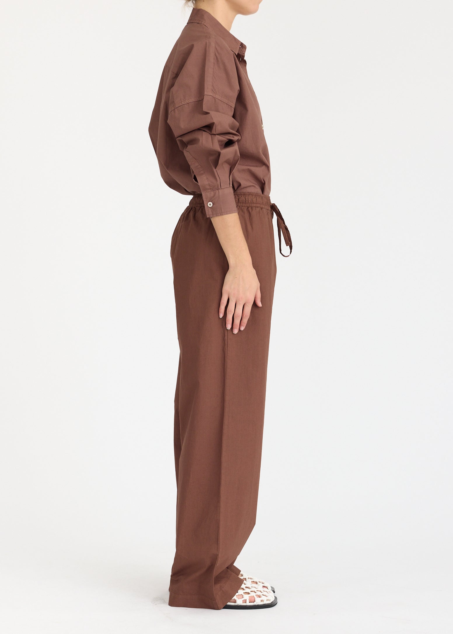 Cala Drawstring Pants - Cocoa