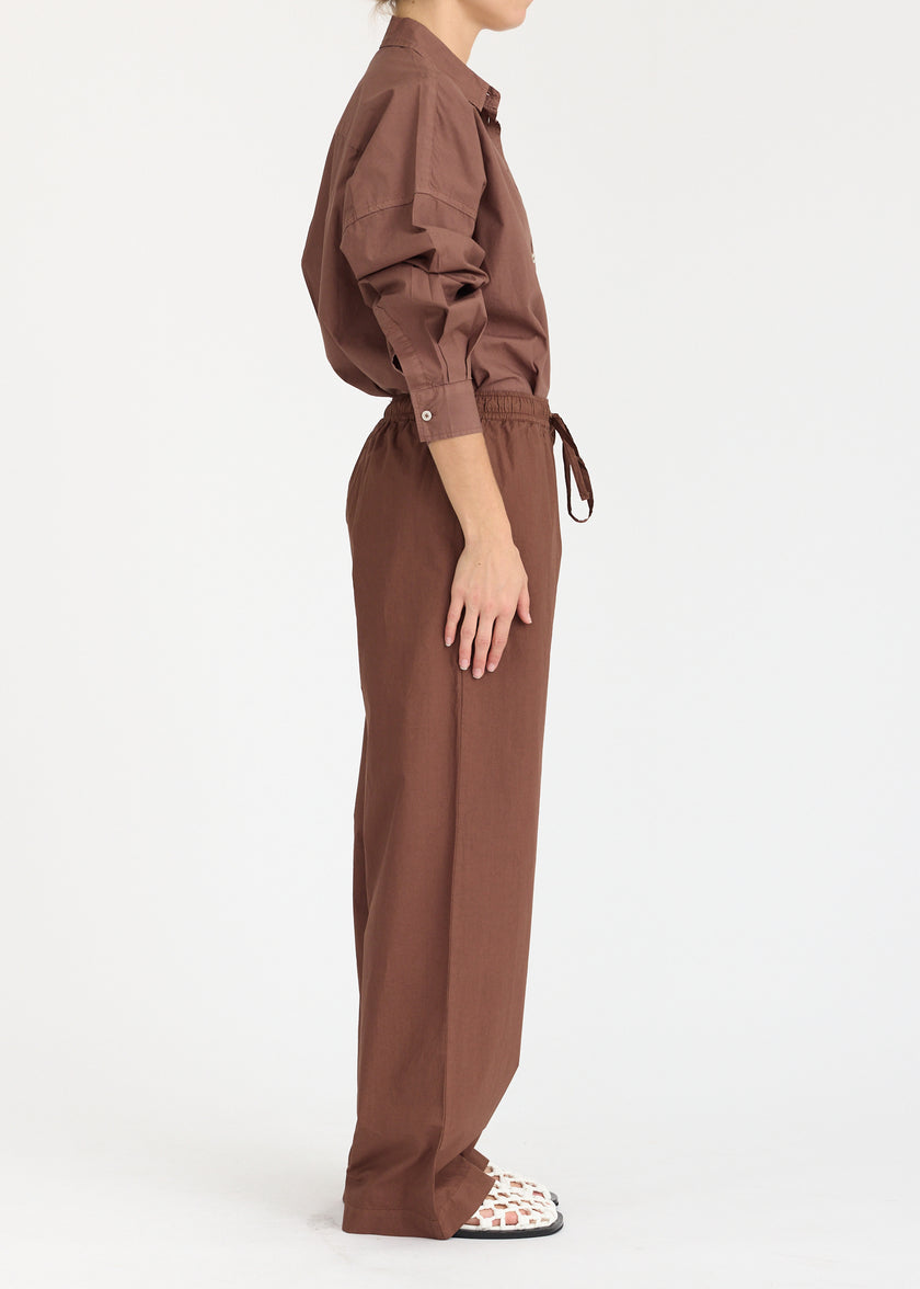 Cala Drawstring Pants - Cocoa