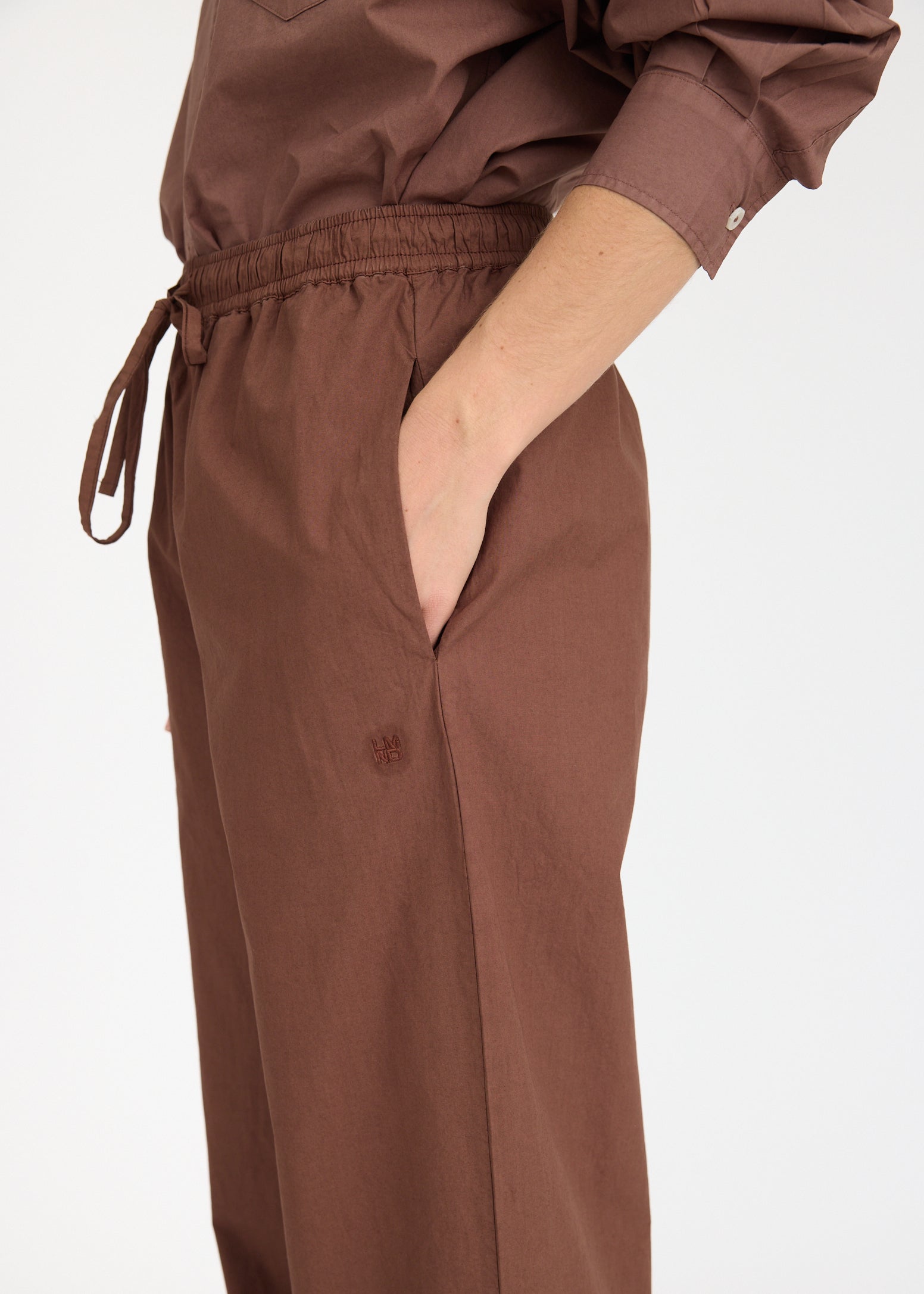Cala Drawstring Pants - Cocoa