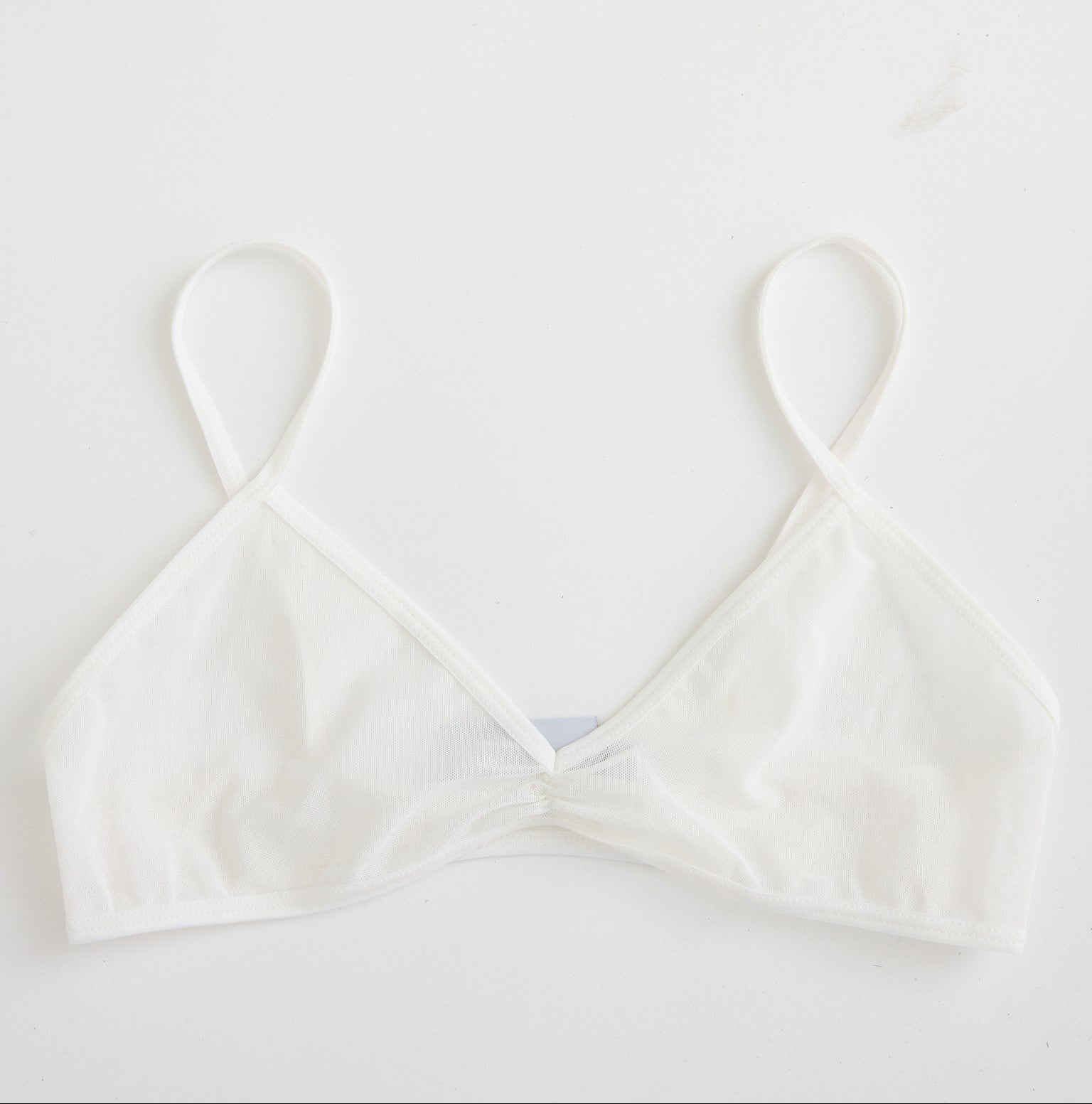 Under All Mesh Bra/top - LMND White
