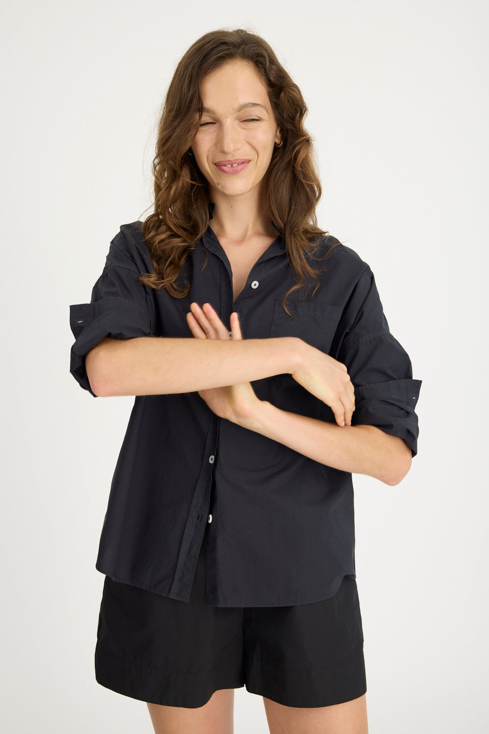 Chiara Long Sleeve Shirt - Classic - Black