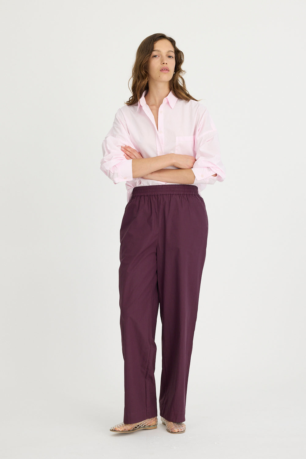 Bahia Pants - Cherry