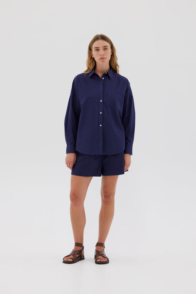 The Chiara Short - Navy - Apparel
