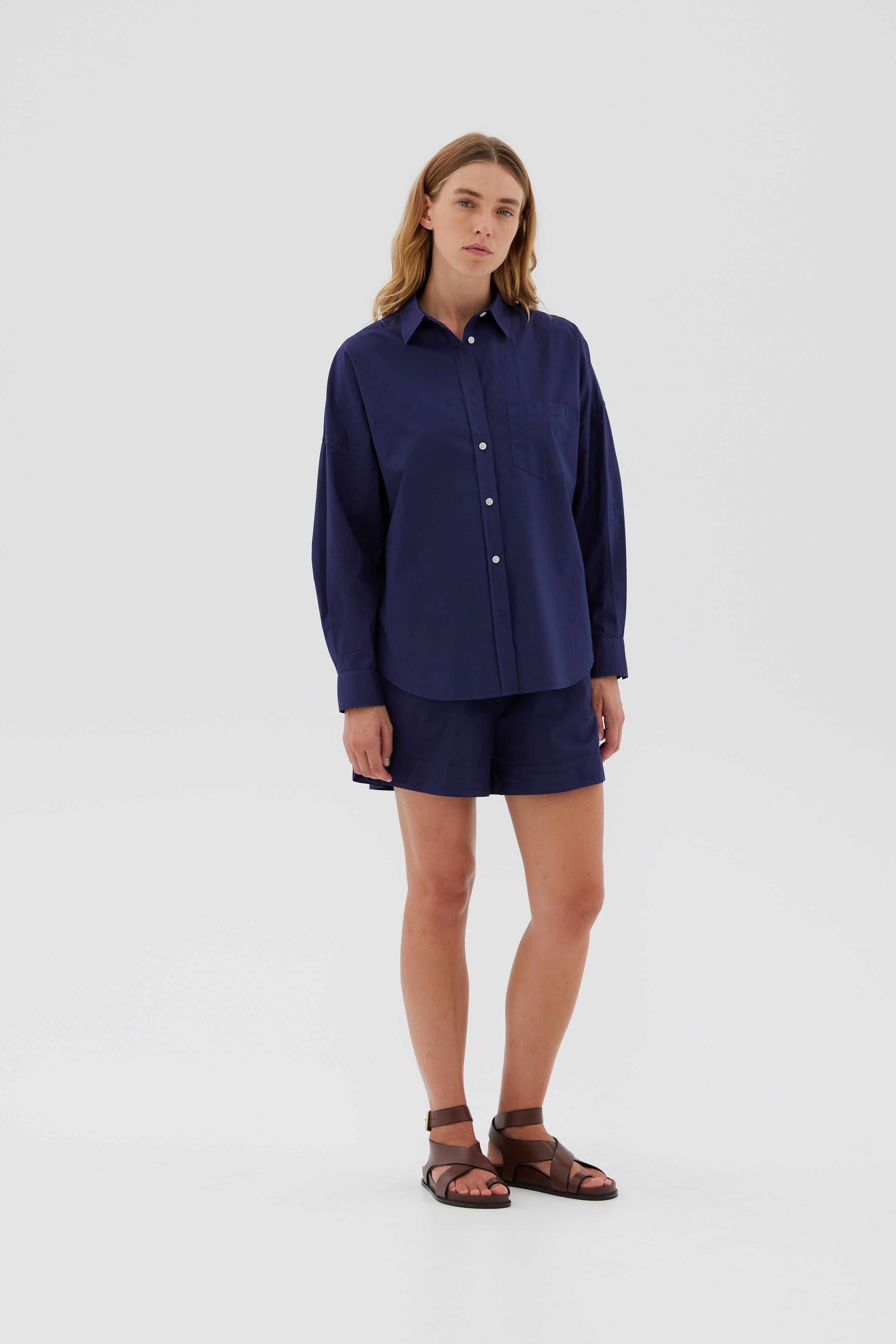 The Chiara Short - Navy - Apparel