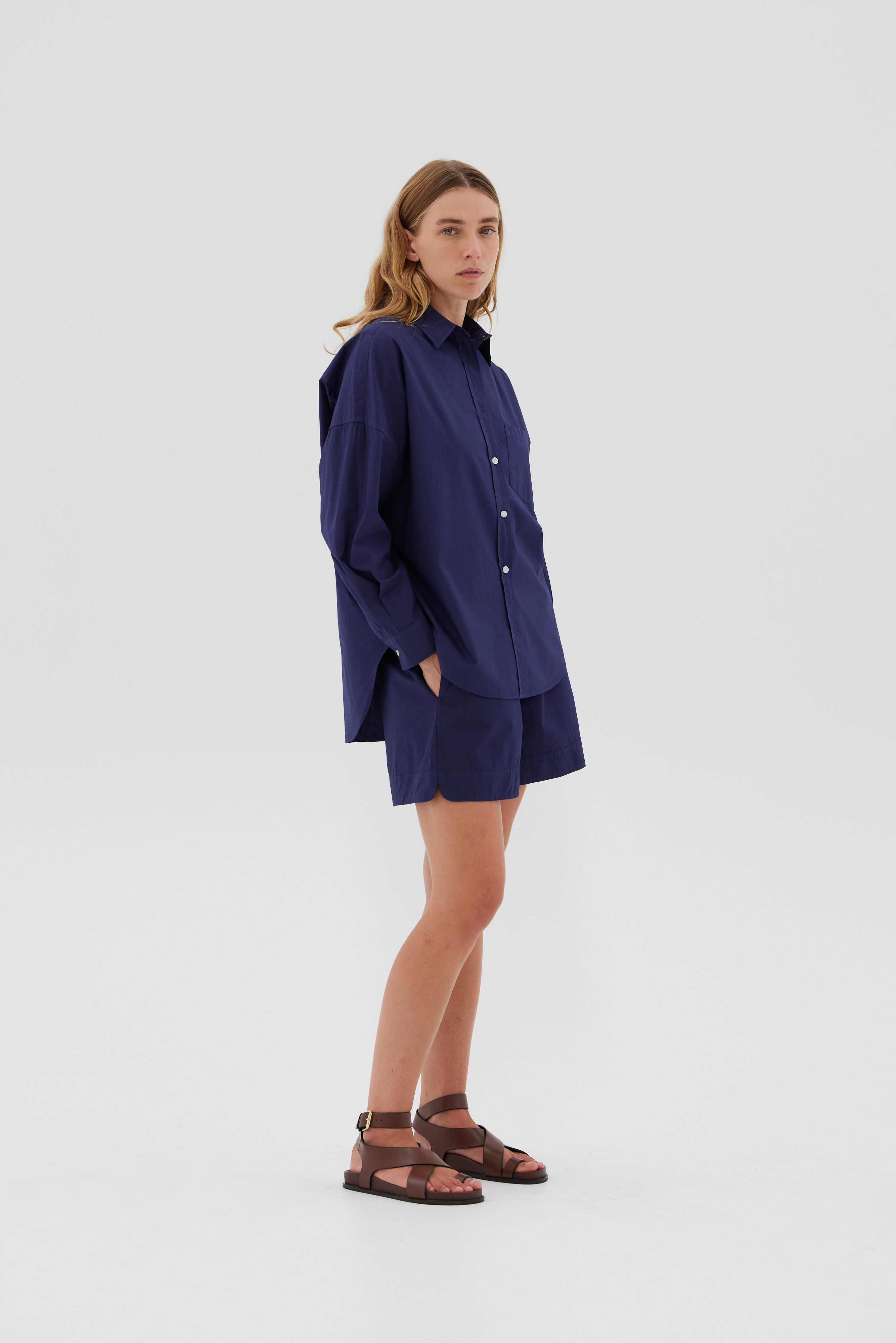The Chiara Short - Navy - Apparel