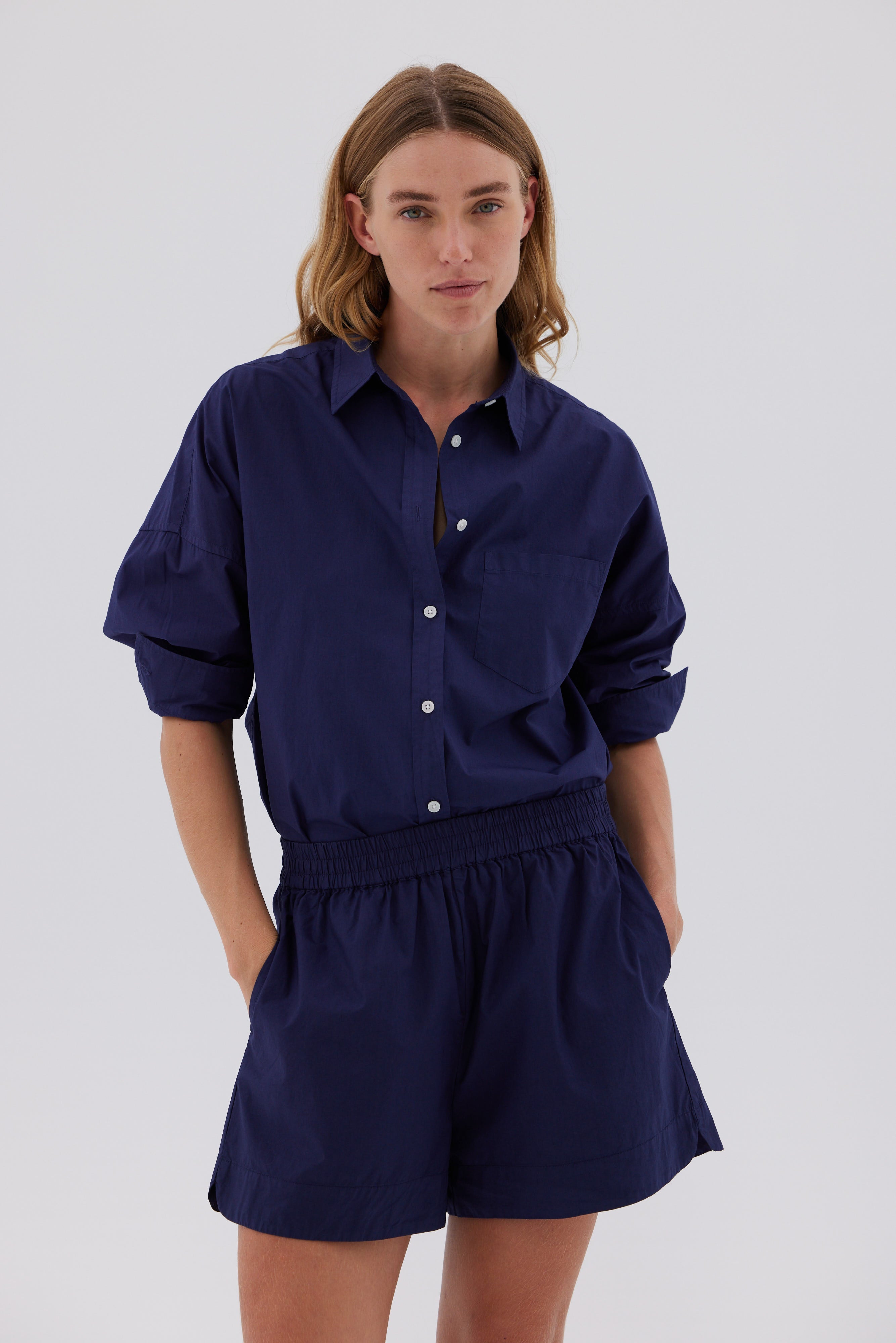 The Chiara Short - Navy - Apparel