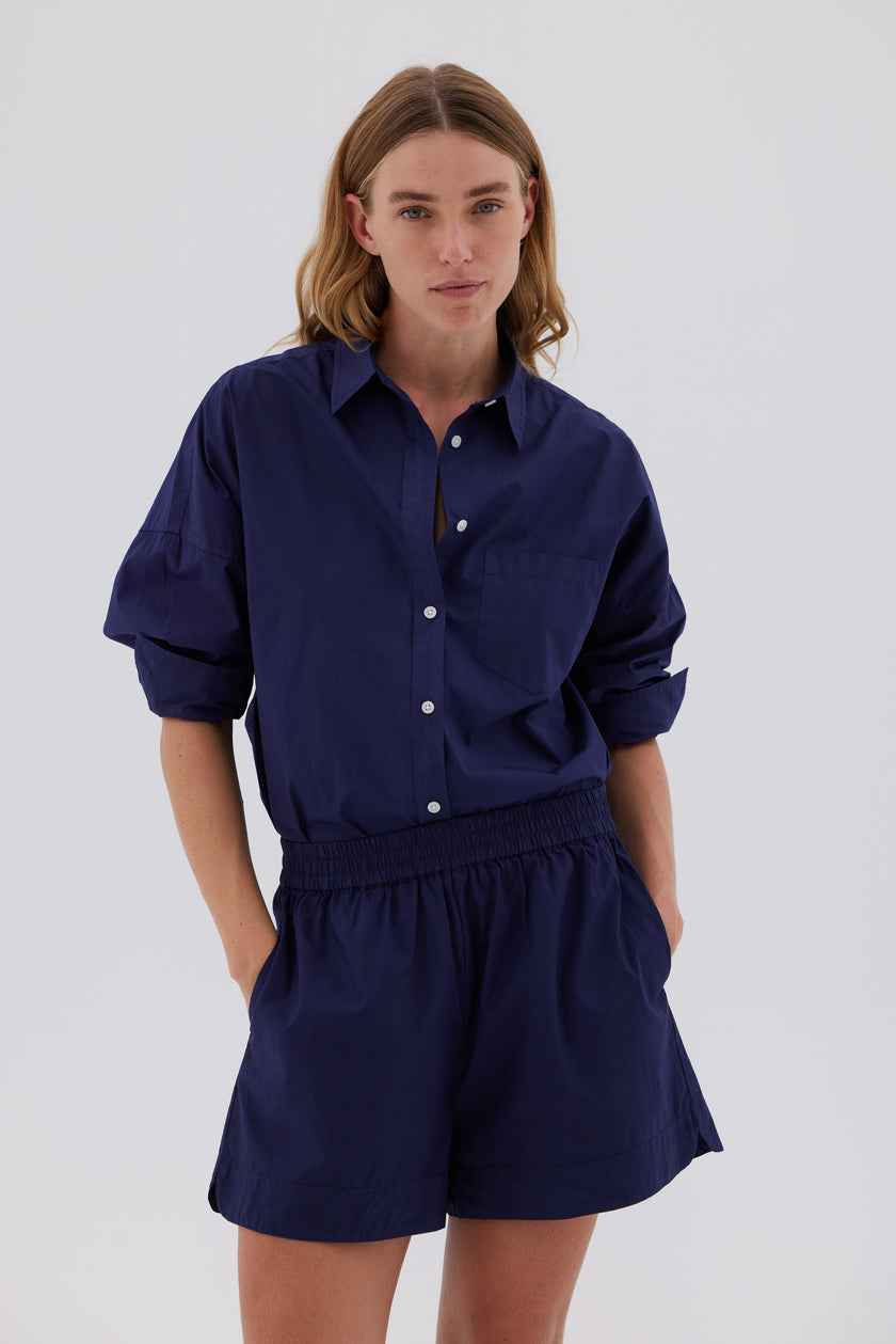 The Chiara Short - Navy - Apparel