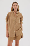 The Chiara Shirt - Toffee - Apparel