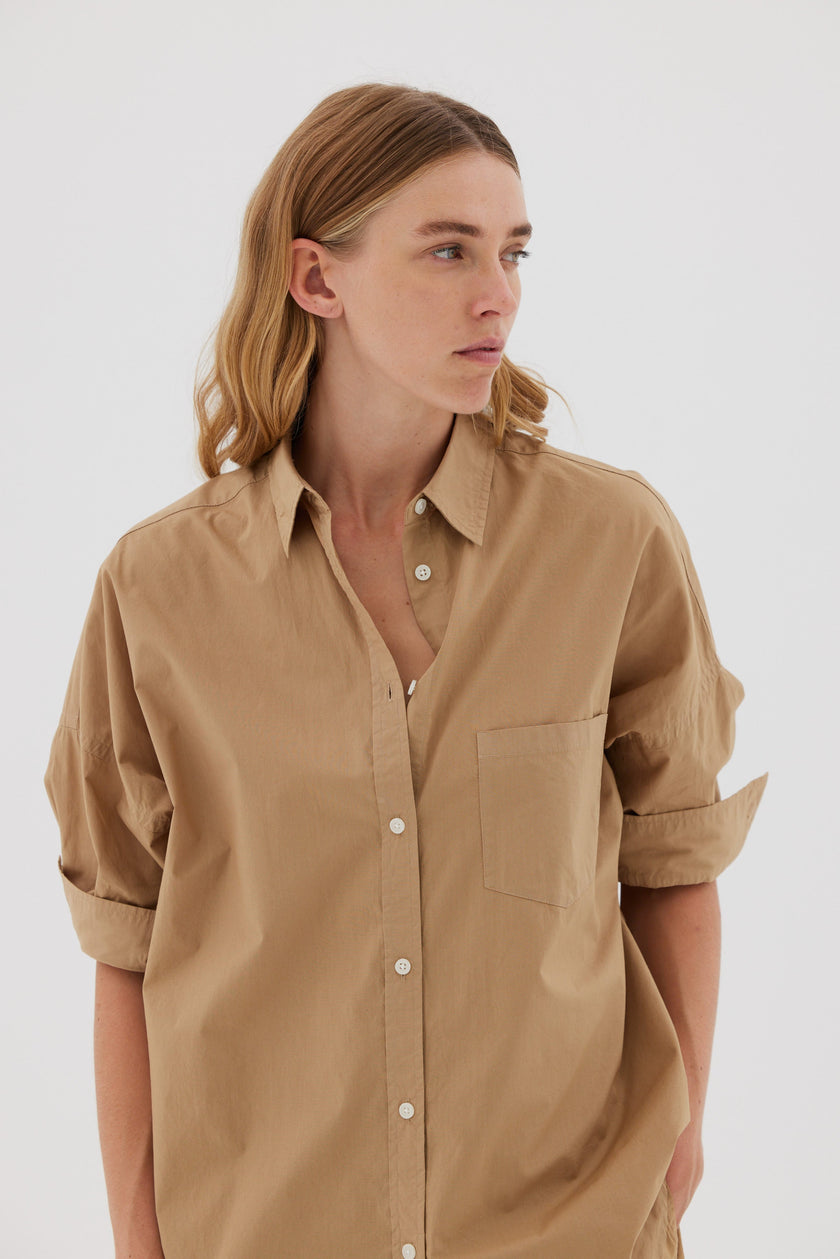 The Chiara Shirt - Toffee - Apparel