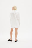 White cotton Chiara button-up shirt - classic relaxed fit
