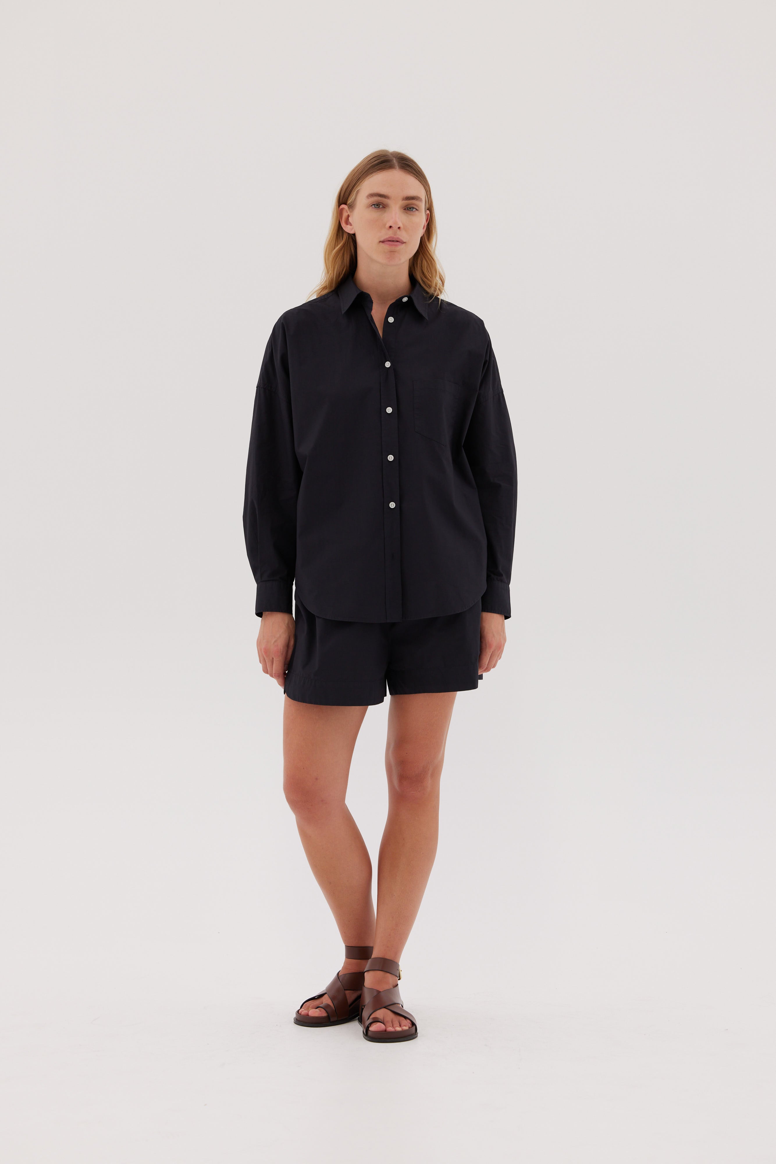 The Chiara Shirt - Black - Apparel