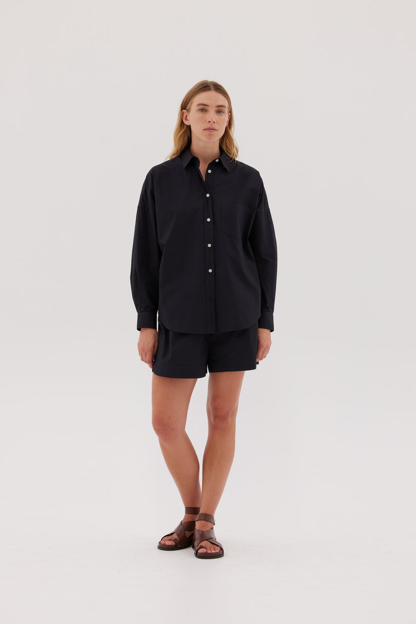 The Chiara Shirt - Black - Apparel