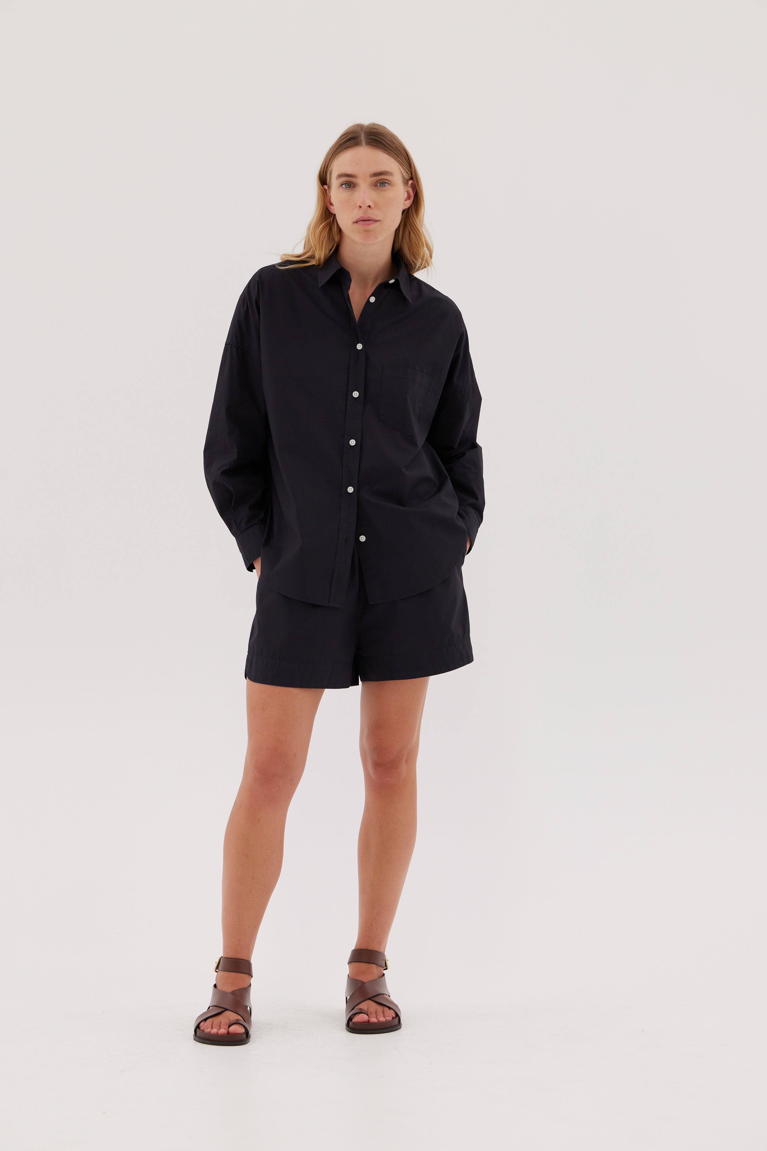 The Chiara Shirt - Black - Apparel