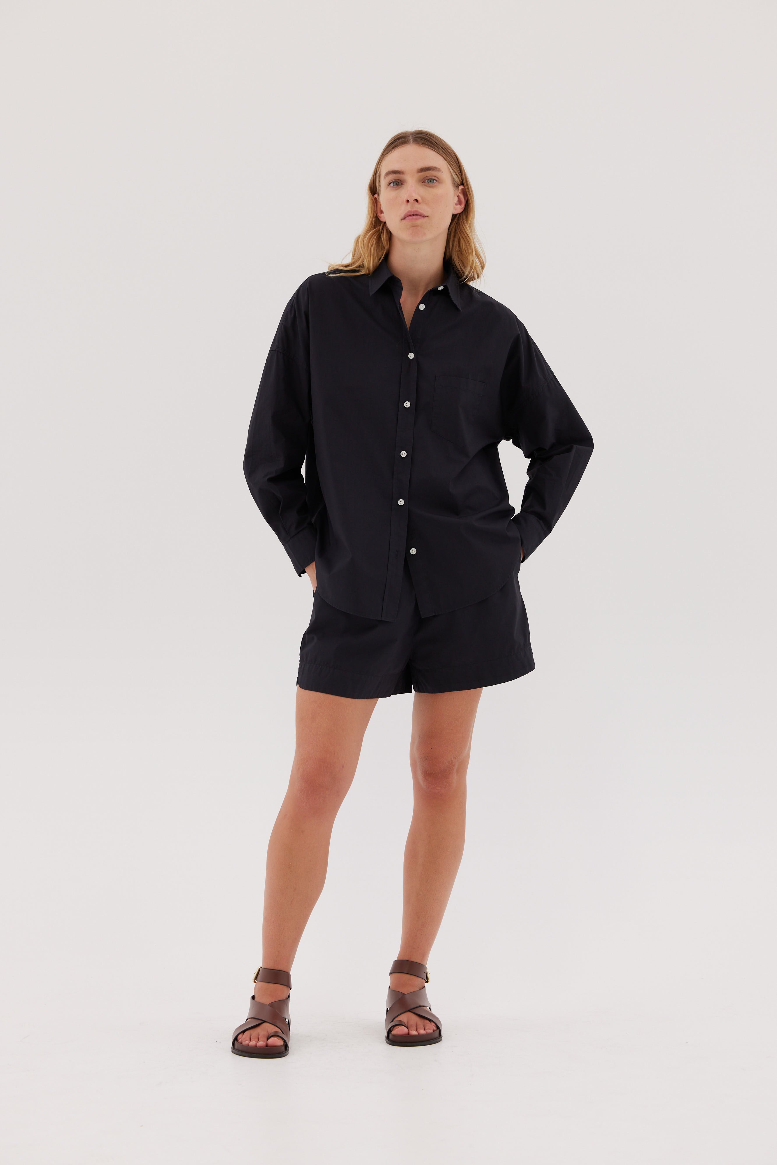 The Chiara Shirt - Black - Apparel