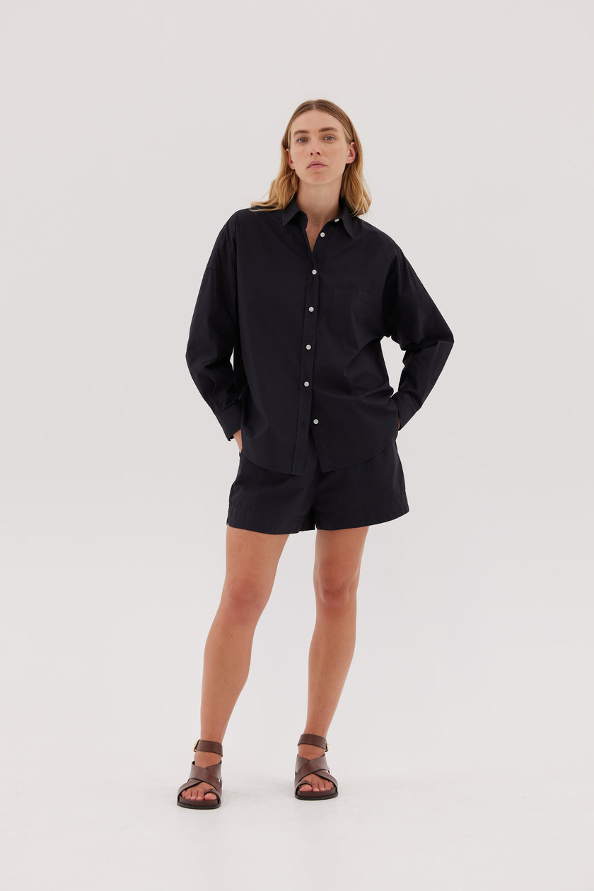The Chiara Shirt - Black - Apparel