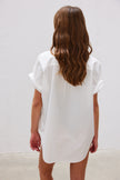 The Chiara Short Sleeve Shirt - White - Apparel