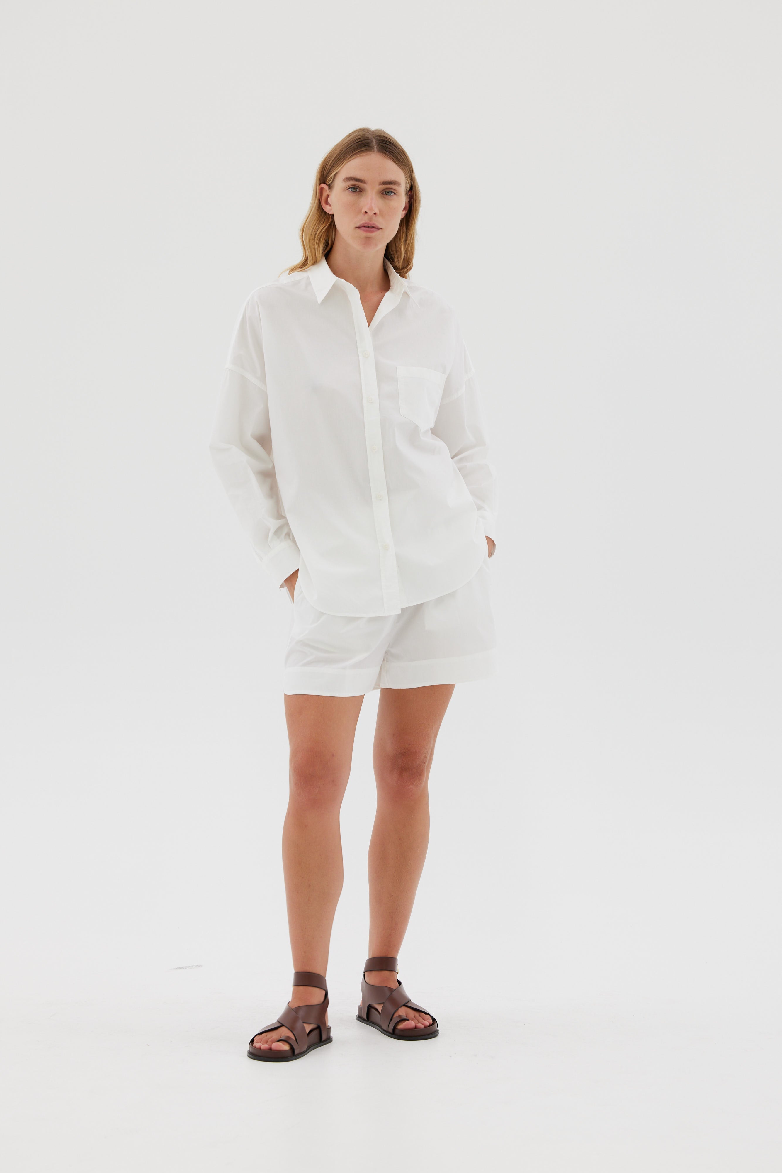 The Chiara Short - White - Apparel