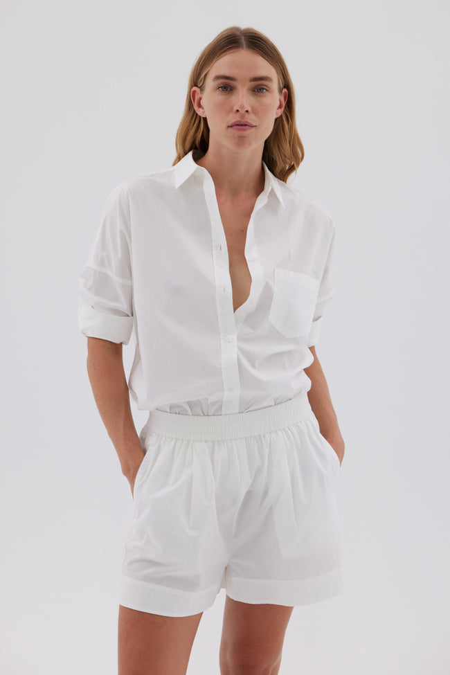 The Chiara Short - White - Apparel