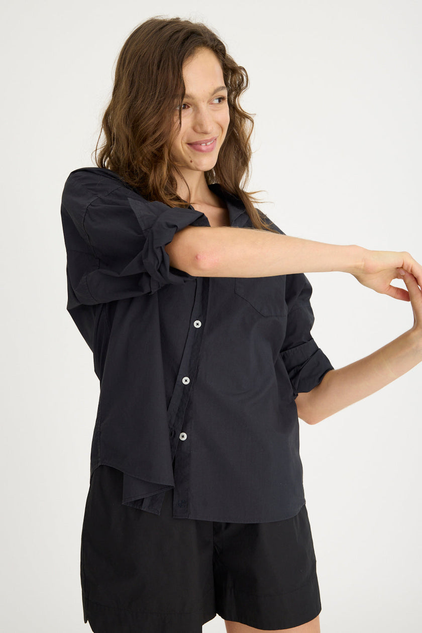 Chiara Long Sleeve Shirt - Classic - Black