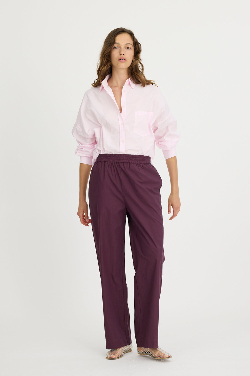 Bahia Pants - Cherry