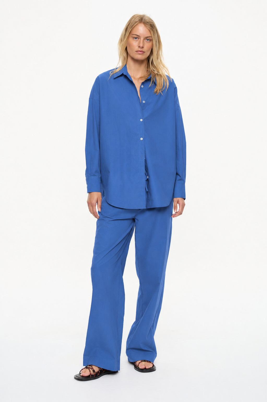 Mara Drawstring Pants Ink Blue