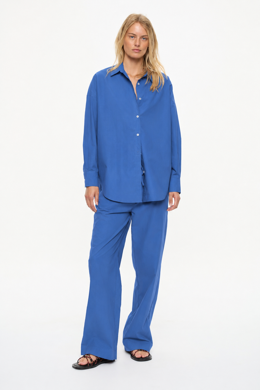 Mara Drawstring Pants Ink Blue
