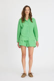 Light verde cotton shirt 
