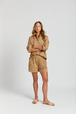 Chiara Long Sleeve Shirt - Classic - Toffee