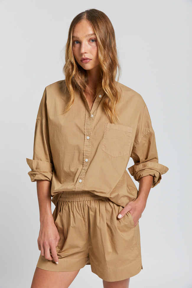 Chiara Long Sleeve Shirt - Classic - Toffee