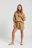 Chiara Long Sleeve Shirt - Classic - Toffee