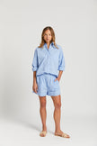 Chiara Long Sleeve Shirt - Classic -  Sky