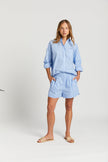Chiara Long Sleeve Shirt - Classic -  Sky