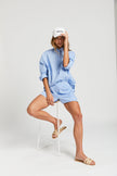 Chiara Long Sleeve Shirt - Classic -  Sky
